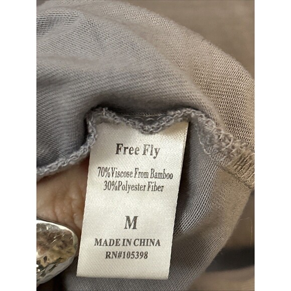 Free Fly Women Long Sleeve Shirt Bamboo Viscose Athletic Thumbhole Medium Purple - Picture 6 of 7